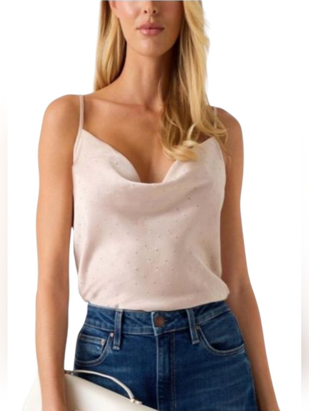 New Guess Sleeveless Mara Camisole Top Summer Clay Size Medium NWT